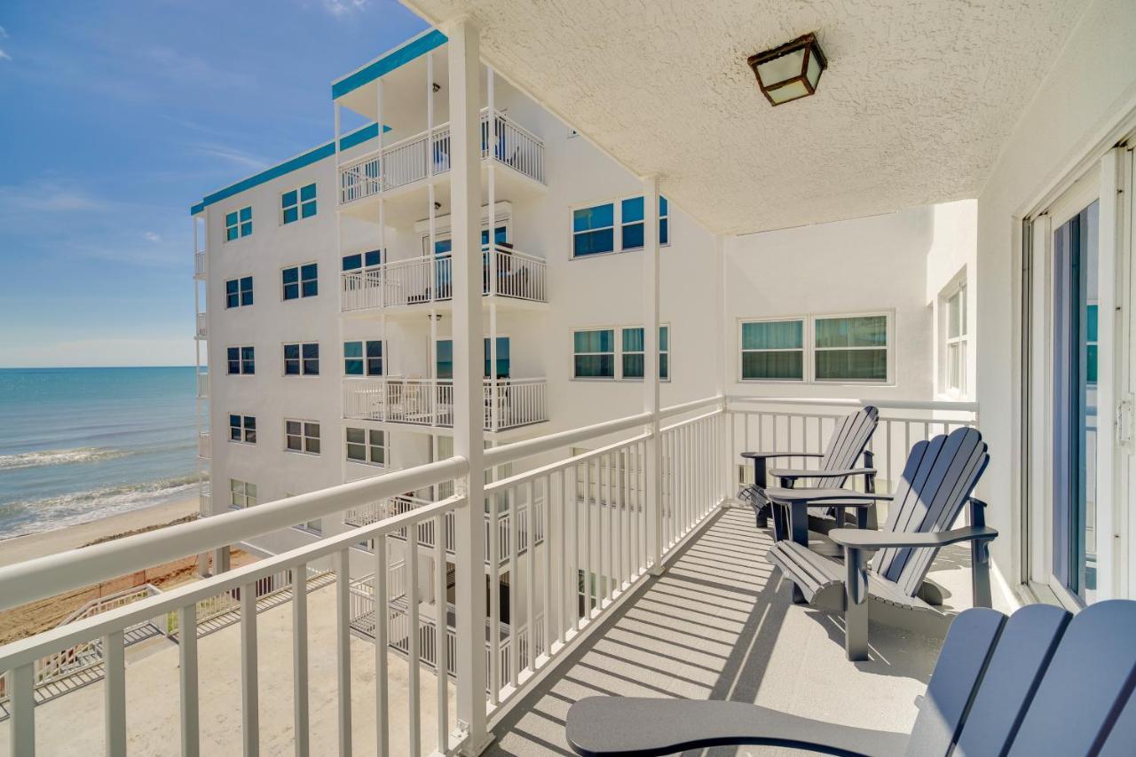 Oceanfront Satellite Beach Condo With Balcony, Views Eksteriør bilde